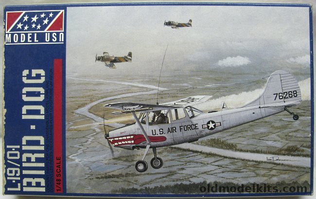 Model USA 1/48 Cessna L-19 / O-1 Bird Dog USAF - South Vietnam - JSDF, 0001 plastic model kit